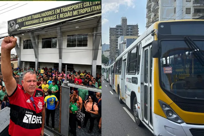 Greve dos rodoviários é suspensa após acordo garantir reajuste e permanência dos cobradores em Manaus