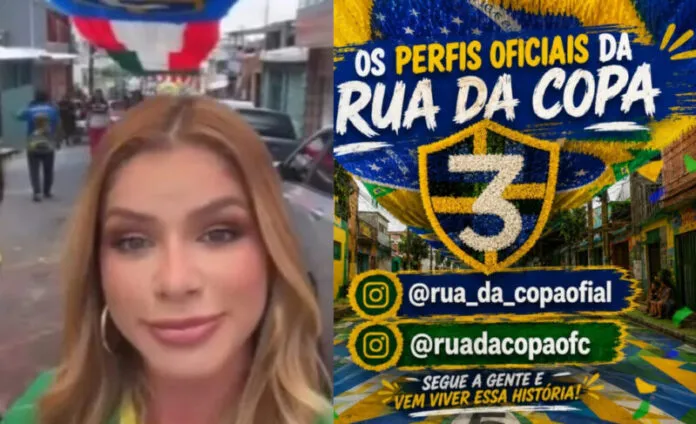 Influenciadora critica suposta cobrança na Rua da Copa e organização rebate acusação em Manaus
